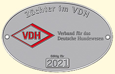 Mitglied und registrierte Zuchtstätte im VDH - FCI